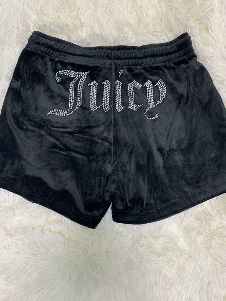 Women's Shorts Velour Sporty Shorts Biker Shorts for Workout Fitness Diamon Juicy Tracksuit Short Sportwear 2023 Trendy Women Summer Shorts
