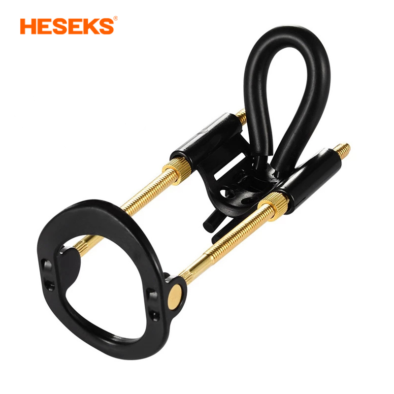 Pump Toys Heseks Penis Enlargement Stretch Clamp Extender Stretching Exerciser Penisgrowth Traction Device for Men Portable Sport 230719