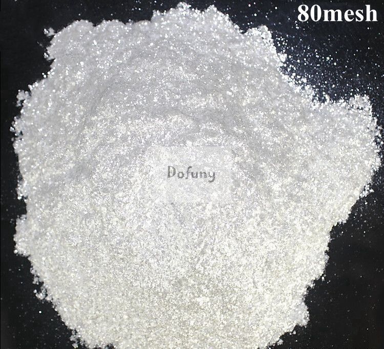 Nail Glitter 500g super bright diamond white crystal pearl powder eye shadow nail polish pigment mica powder 230718