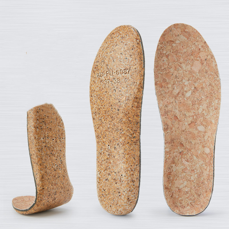 Shoe Parts Accessories Orthopedic Cork Insole For Feet Ease Pressure Of Air Movement Damping Shock Absorption Cushion Padding for Unisex 230718