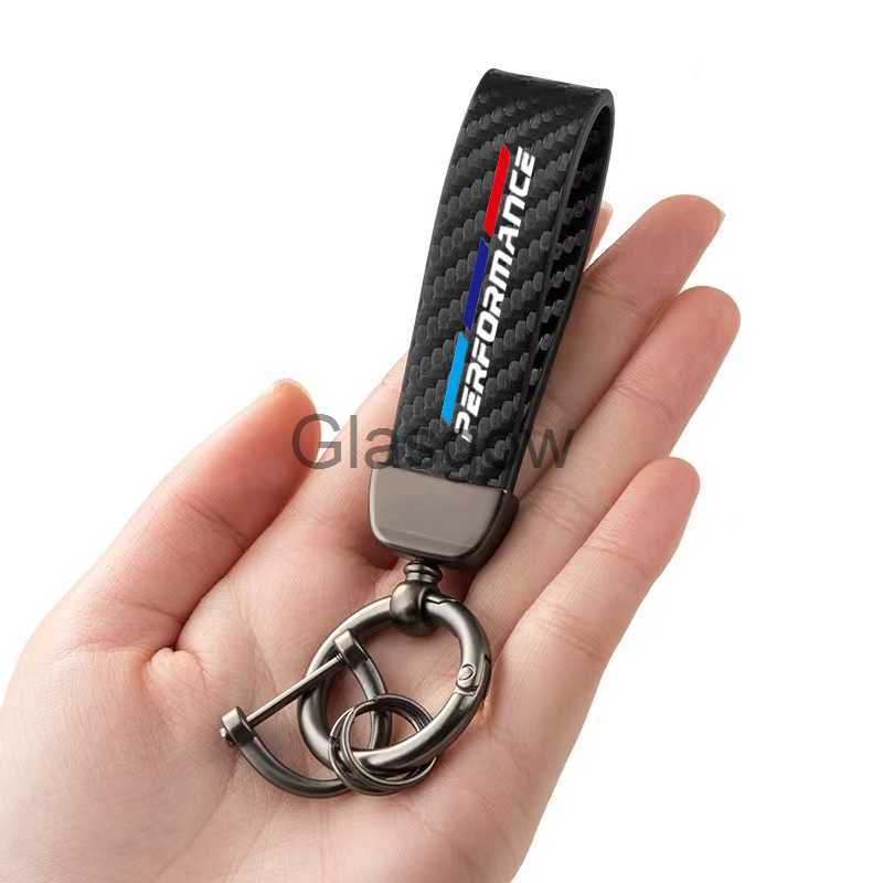 Car Key Keychain Carbon Fiber Car Zinc Alloy Keyrings Luxury for BMW M Power Performance M3 M5 X1 X3 X5 X6 E46 E39 E36 E60 E90 F10 F30 x0718
