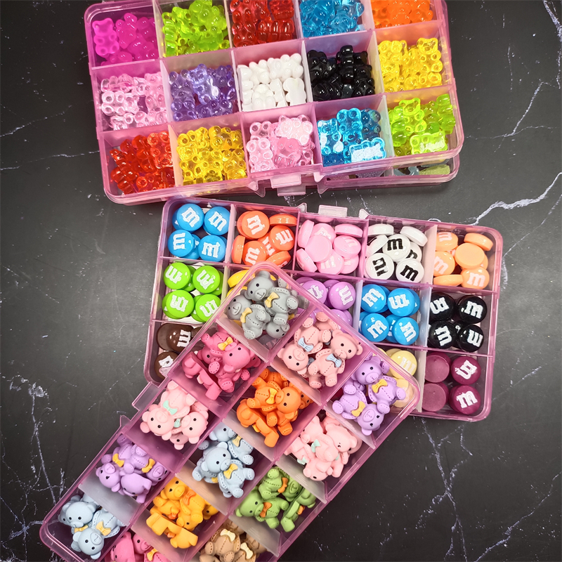 Nail Art Decorations 120pcs/60pcs Nail Charm Kawaii Accessories Candy Mix Resin Acrylic Nail Art Tips Cartoon Decoration Handmade Tool Supplies 230718