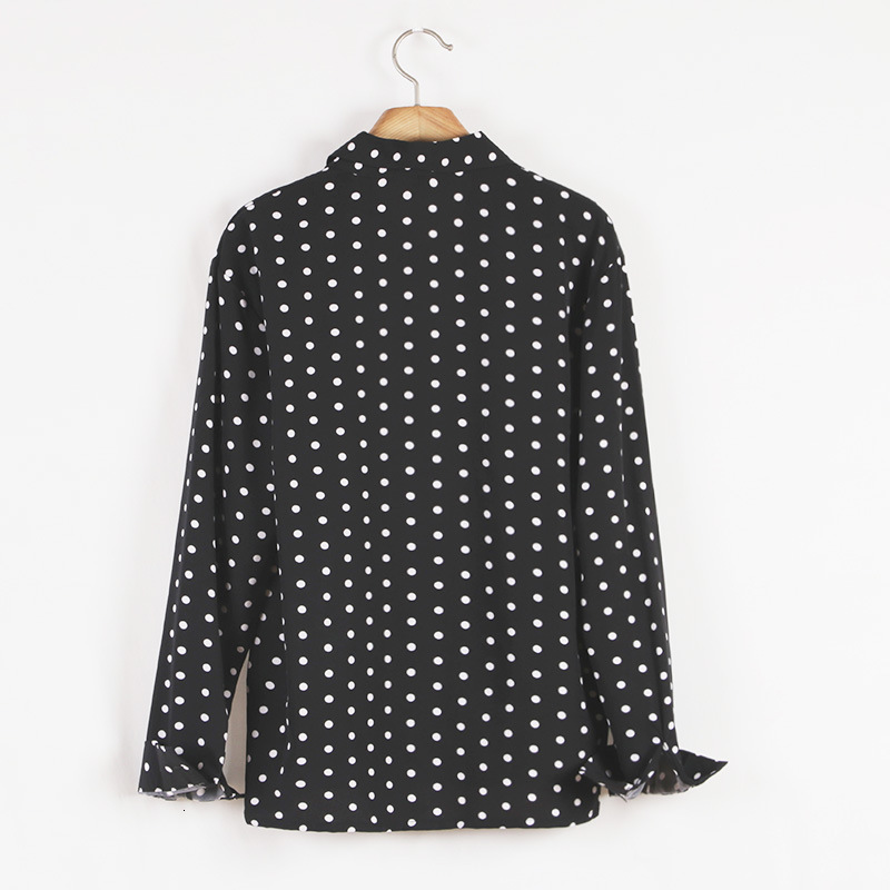 Men's Casual Shirts Autumn in style men's shirt fashion street shooting casual polka dot print longsleeved top 230718