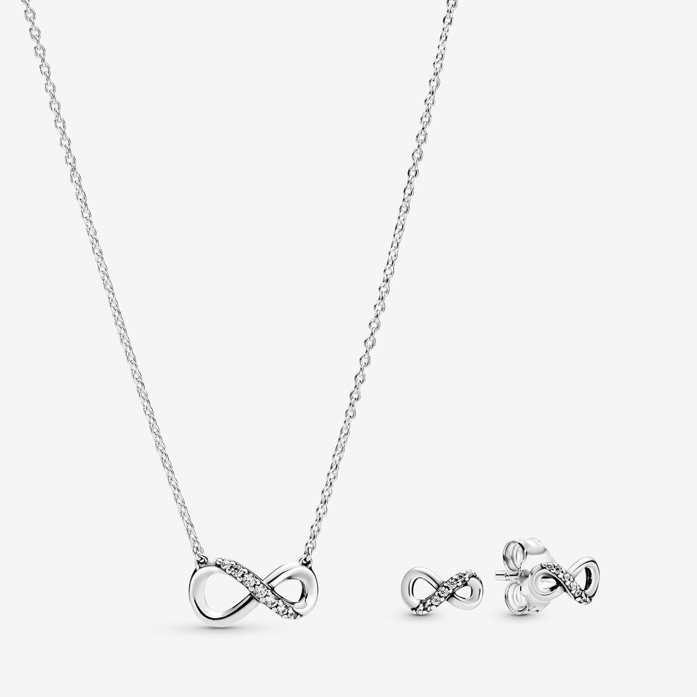 Modern Trend 100% 925 Sterling Silver Original Women's Jewelry Same Style Pandora Stud Necklace Collection Free Wholesale Shipping