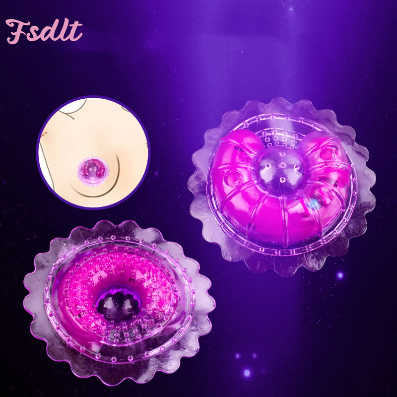 Adult Toys Nipple vibrator pliers 2PCS breast massage AV sex toy female adult strong stimulation 230719