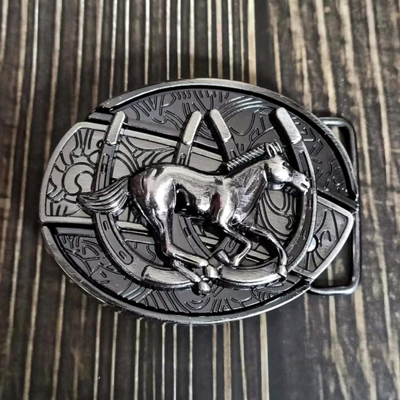 Neck Ties Western Belt Engraving Buckle Fits 15"3840mm Wide Strap Howard Buckles Birthday Gifts for Men 230718