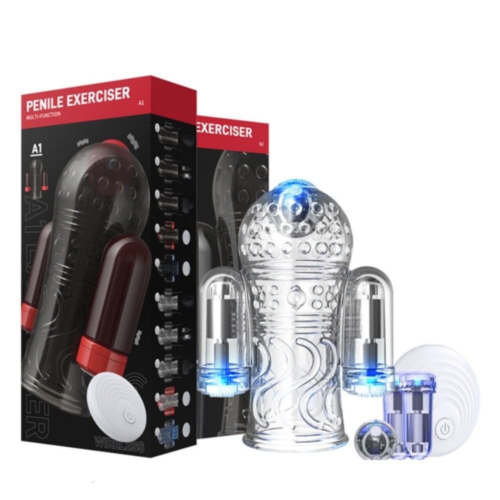 Masturbators 10 frequency penis vibrator stimulation massager male masturbation cup wireless ghost trainer delay Sex toy 230719