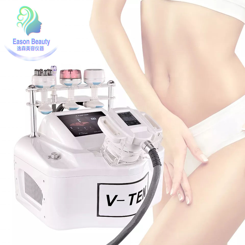 Portable V10 Body Shape Weight loss Vacuum 80K Cavitation Slimming Roller Shaping Massage Machine Fat Removal Face lift