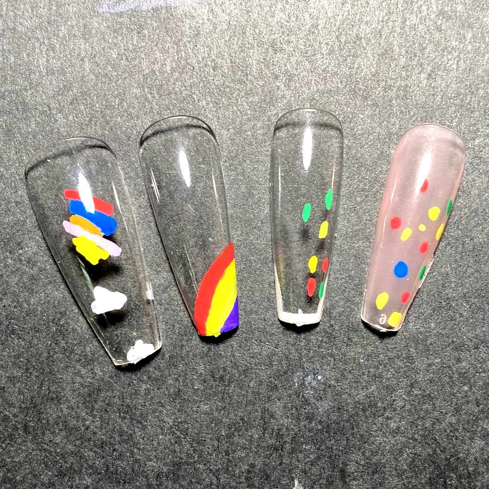 Nail Polish 2/4/6/12 piece nail art brush kit graffiti line nail brush flower abstract line detailed nail beauty tools 230718