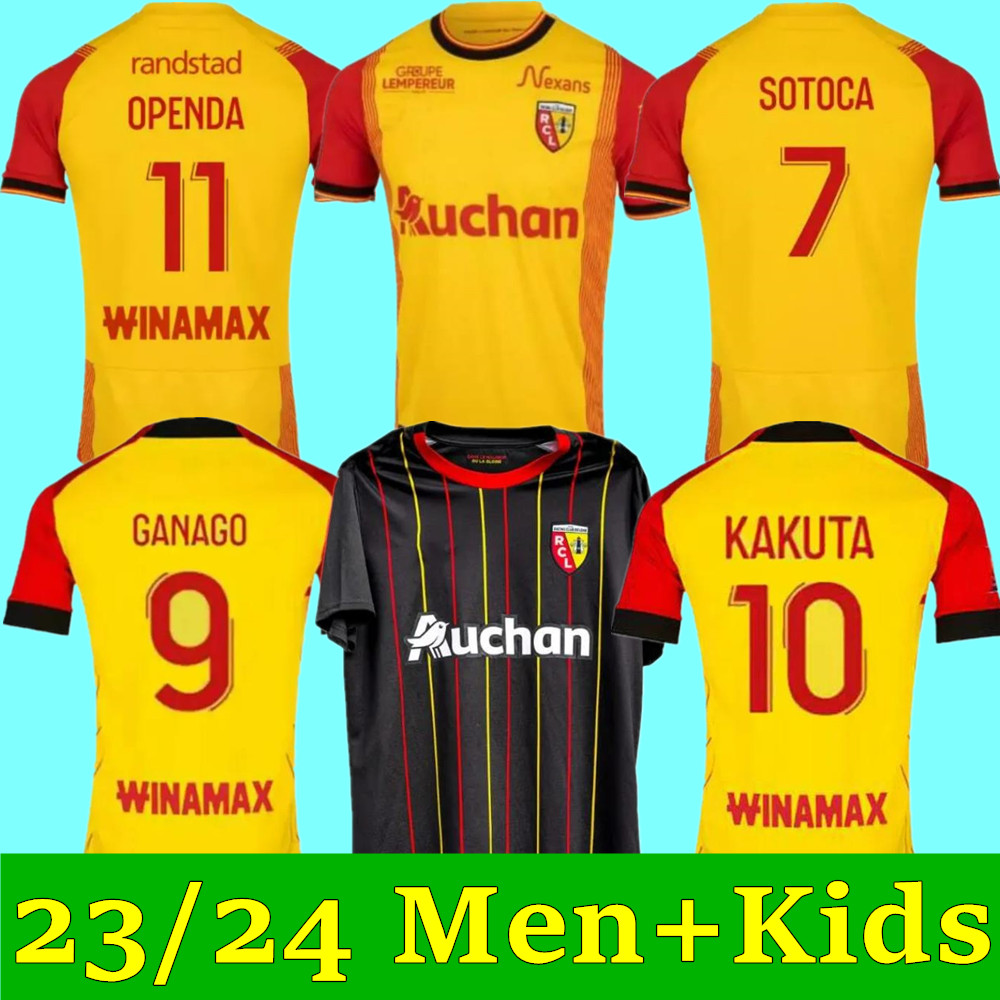 24 Maillot RC 23 LeNs Soccer Jerseys Kid Kit sainte Football Shirts De Foot Home Away Training 2023 2024 Player Version FOFANA BUKSA racial discrimination
