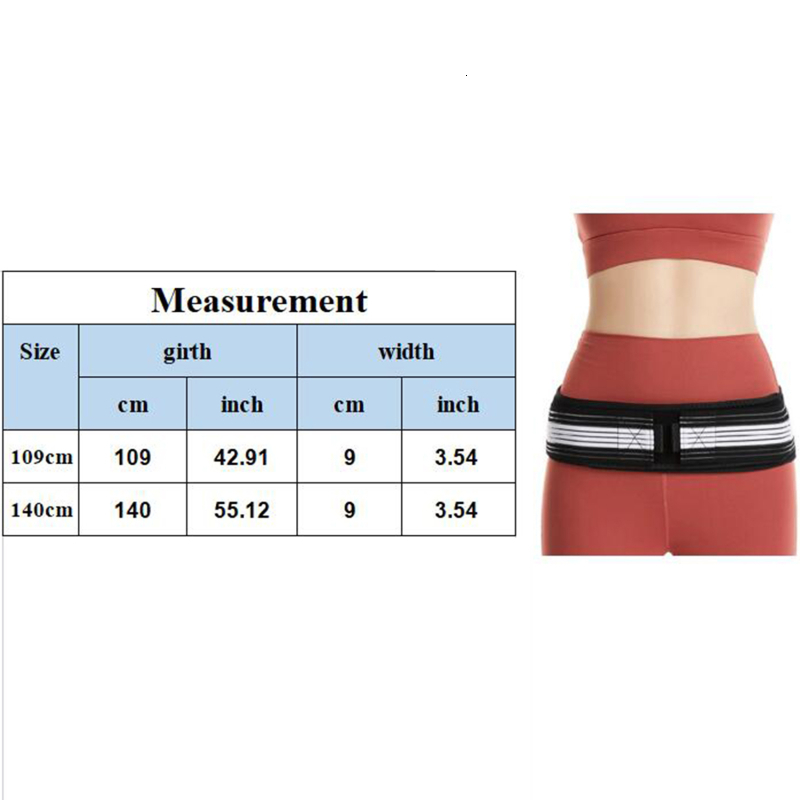 Neck Ties 140cm Support Lumbar Hip Belt Relieve Sacroiliac SI Joint Pain Pelvic Lower Back Massager Women Men Waist Massage Instrument 230718