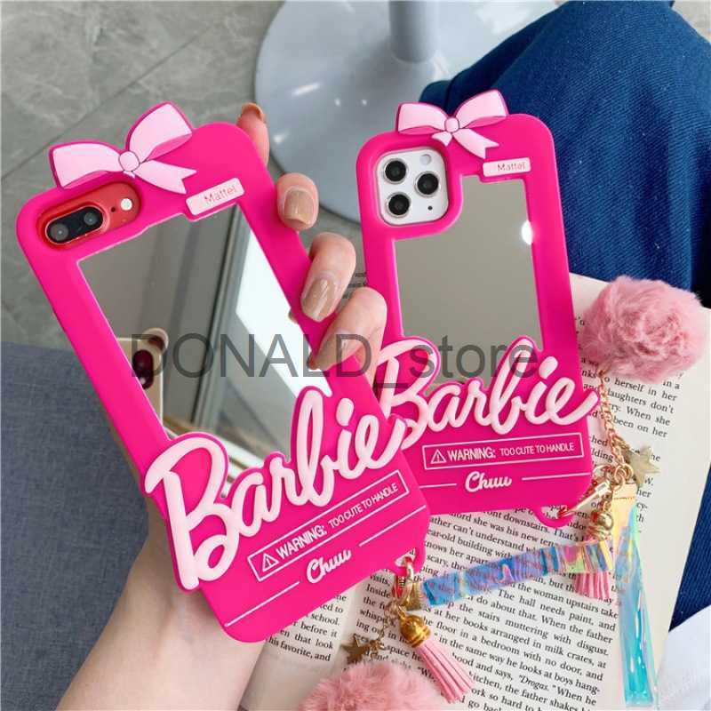 Cell Phone Cases Stereo Barbie Mirror Suitable for Apple/iPhone Phone Case 11/12 Max/13/X7 Silicone SE Case x J230719