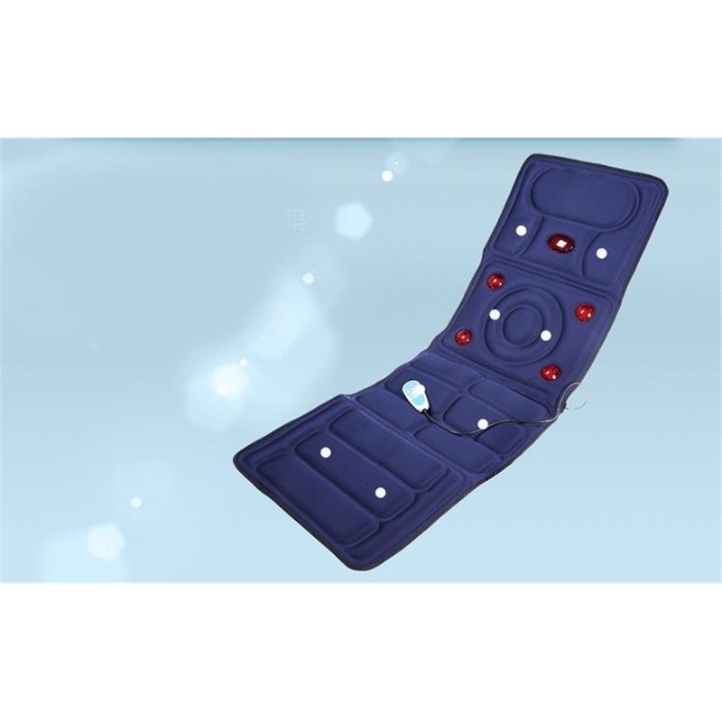 Back Massager 8 in1 mode Collapsible Full-body Massage Mattress Automatic heating Multifunction Far Infrared vibration Massager Cushion 230718