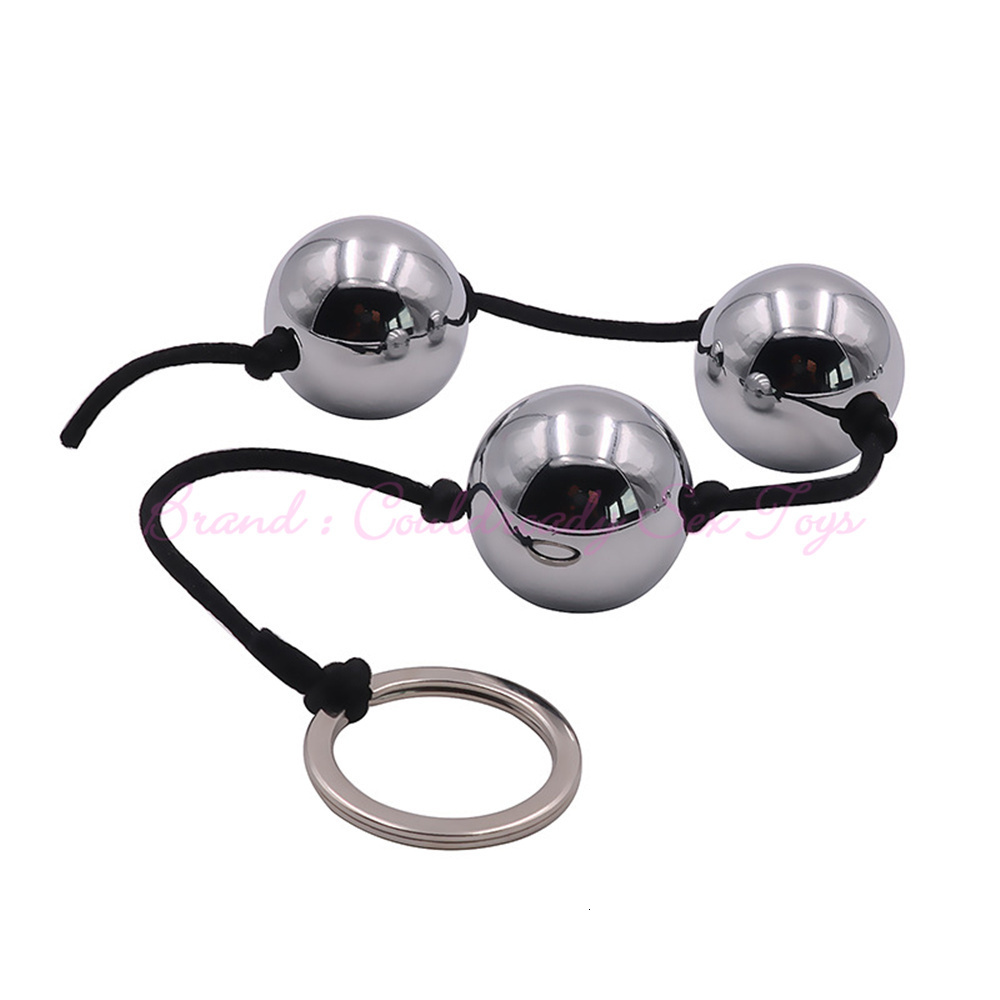 Vibrators Erotic Weighted Vaginal Balls Geisha Kegel Exerciser Metal Ben Wa Ball Anal Plug Adult Sex Toy 230719