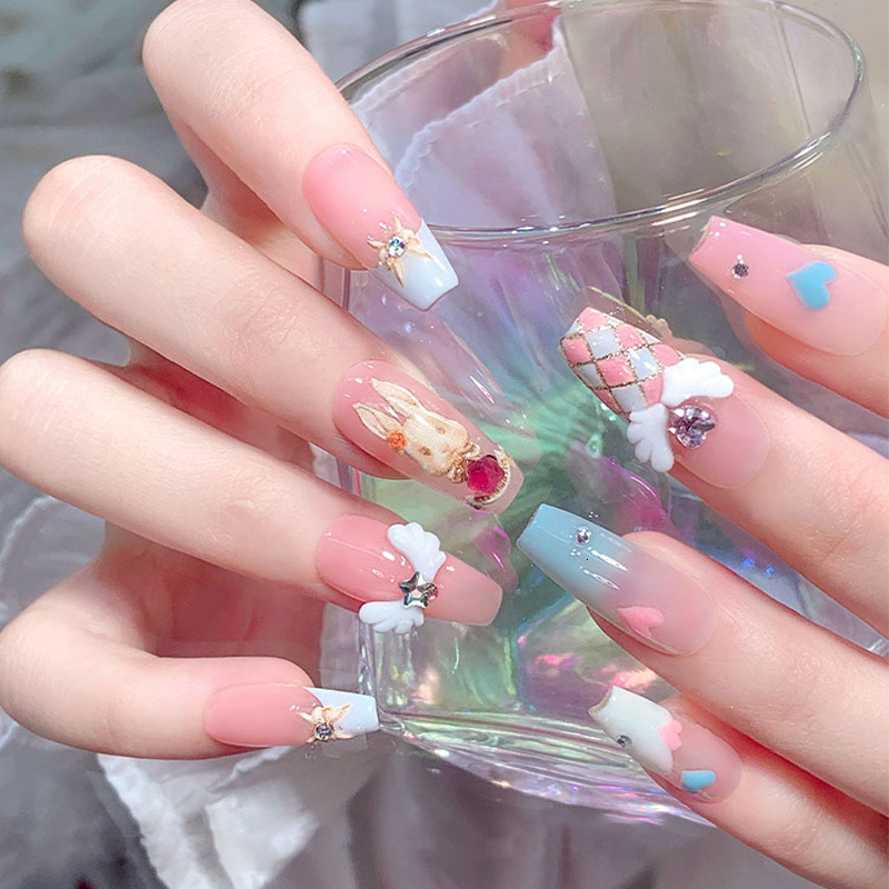 Nail Art Decorations White Cupid Angel Wings Nail Charm 3D Romantic Nail Art Sailor Girl Moon Decoration DIY Kawaii Ergonomic Accessories RightLeft 23