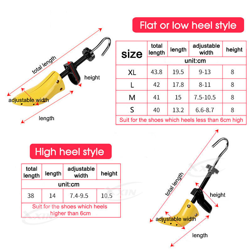 Shoe Parts Accessories Adjustable Shoes Stretcher Expander Tree Plastic For Flats Pumps Boots 230718