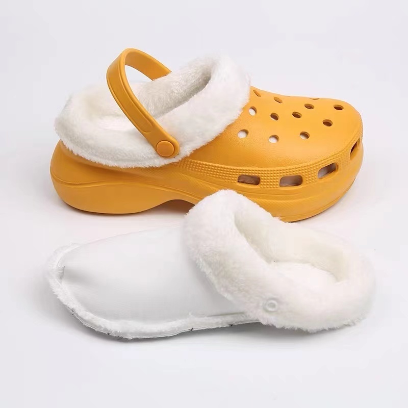 Shoe Parts Accessories Plush Cover for Winter Women Slippers Detachable Lining Soft Cotton Velvet Insole Fluff Warm 230718