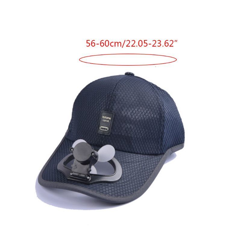 Ball Caps Adult Summer Sunscreen Baseball Cap with USB Rechargeable Mini Cooling Fan Breathable Mesh Adjustable Hat 230718
