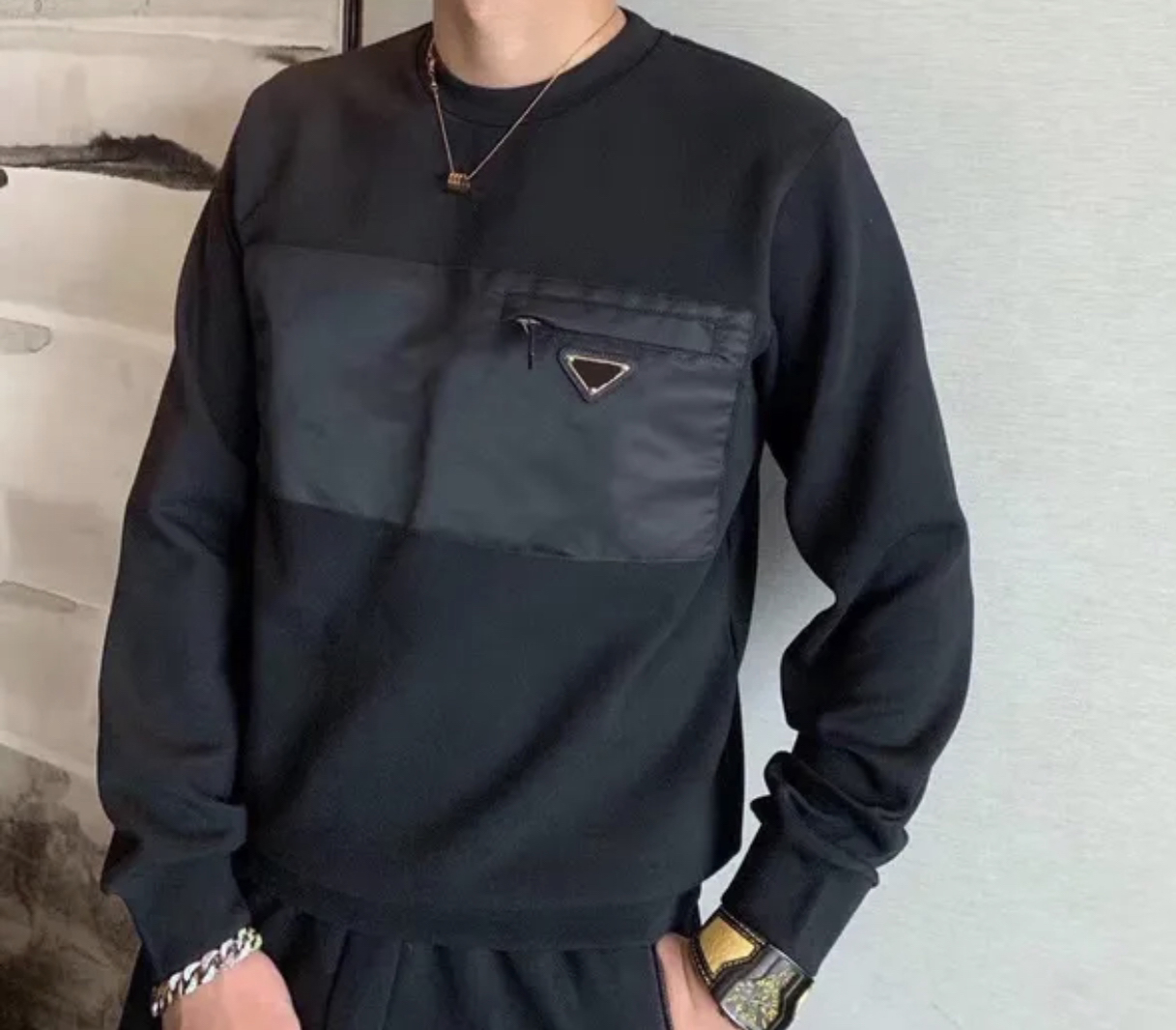 2023 Designer Men Women Hoodie Oversized Knitted Sweater All Match Contrast Color Oversized Hoodie Cotton Jumper Clothes Sweatshirt