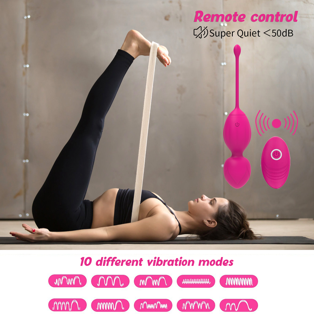Vibrators Wearable underwear vibrating egg Ben Wa balls 10 speed wireless remote control Geisha Kegel ball vaginal tightening massage 230719