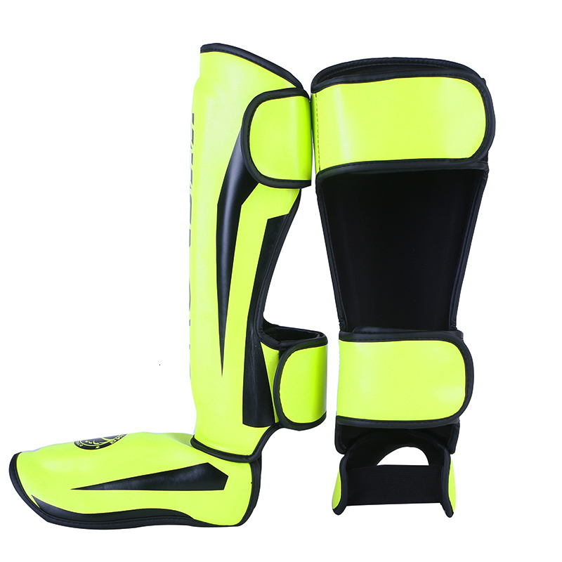 Protective Gear XS S M L XL MMA Boxing Shin Guards Kickboxing Ankle Support Equipment Karate Protectors Sanda Muay Thai Leggings DEO 230720