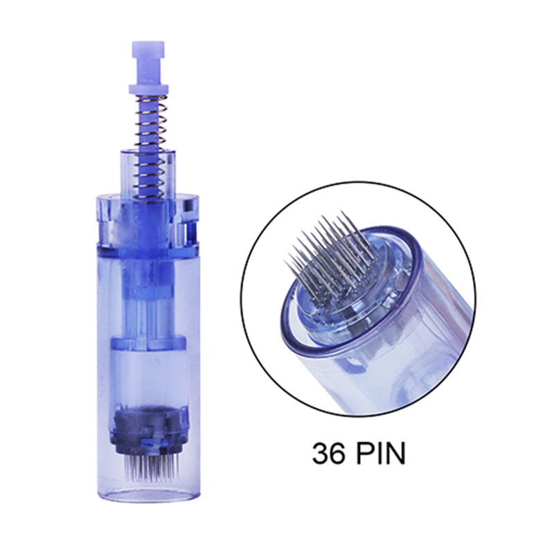 50 Pcs 9Pin/12Pin/24Pin/36Pin/42Pin/nano round 5D 3D Silicone needles dermapen derma Dr.pen A1 cartridges Microneedling Bayonet MTS Tips