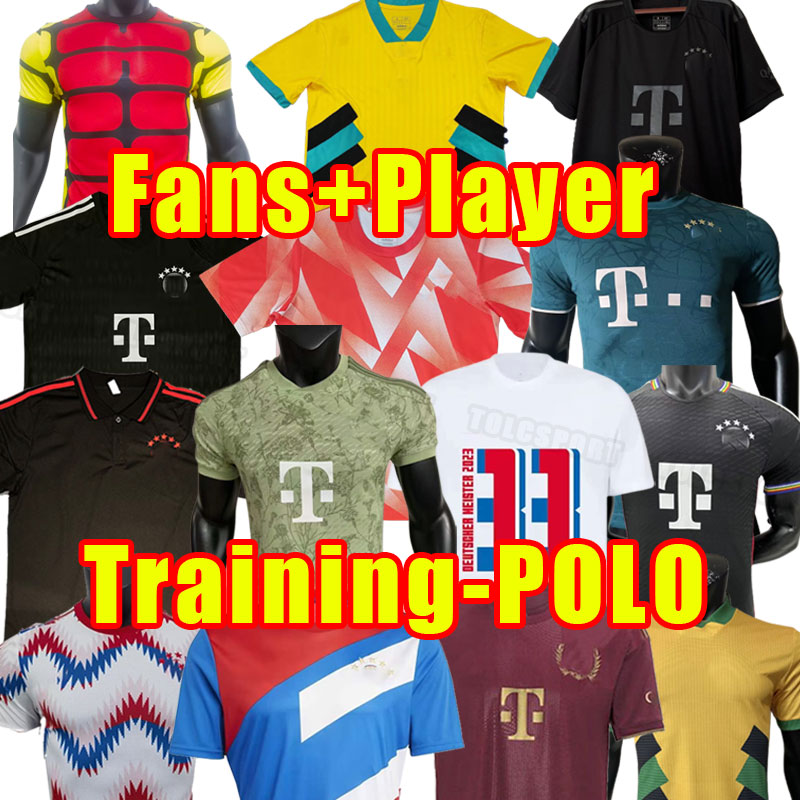 MANE 2023 2024 Bayern Soccer JerseyS Upamecano PAVARD Munich Goretzka NEUER MULLER LEWANDOWSKI SANE Kimmich 23 24 football shirt player fans version training POLO