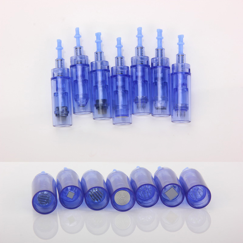 50 Pcs 9Pin/12Pin/24Pin/36Pin/42Pin/nano round 5D 3D Silicone needles dermapen derma Dr.pen A1 cartridges Microneedling Bayonet MTS Tips