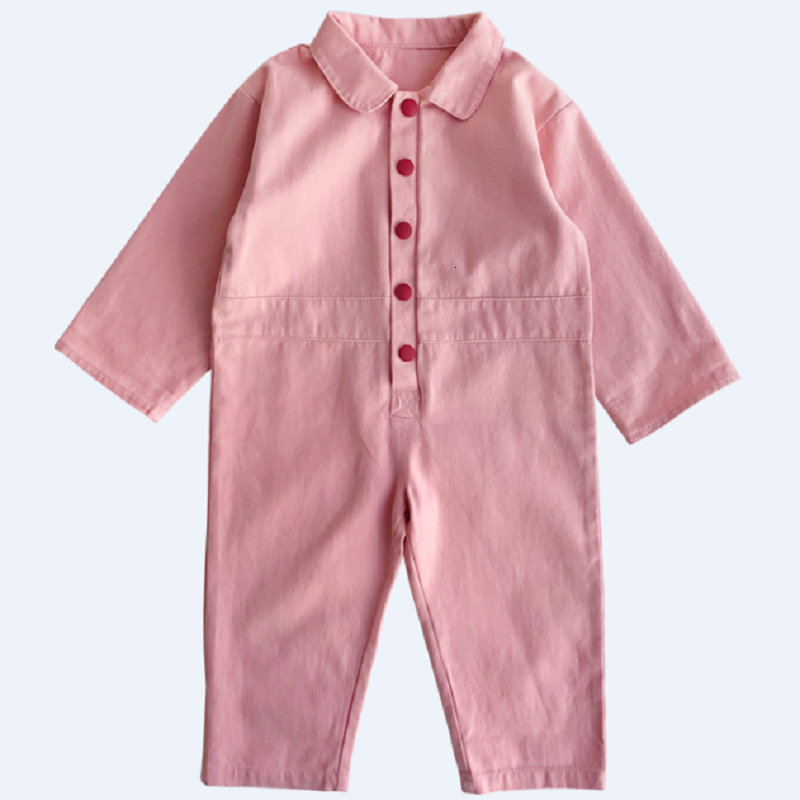 Rompers Children Clothing Jumpsuit Autumn Cute Girls Casual Letter Tooling Denim Baby Kids Clothes Japanes Korean Style 1-7 Y 230720