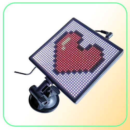 12v P4 32x32 RGB Bluetooth car LED Display Board Rear Window Programmable GIF LED Onboard Sn face led sign Light