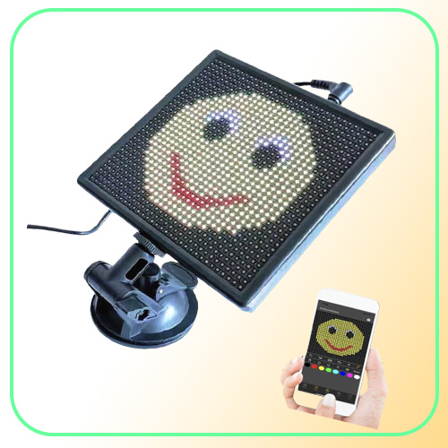12v P4 32x32 RGB Bluetooth car LED Display Board Rear Window Programmable GIF LED Onboard Sn face led sign Light