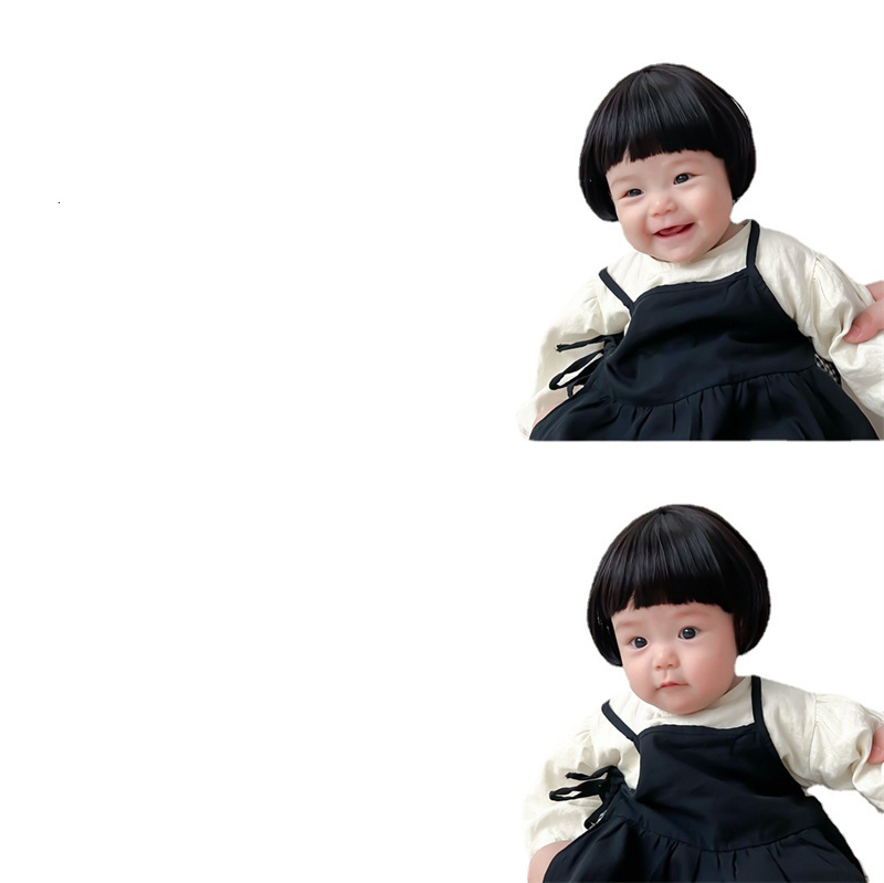 Caps Hats 2023 Hair Accessories Fashion Cute Baby Boy Girl Wig Hat Cap Hairpiece born Children Kids Headwear P ograph Props 230720