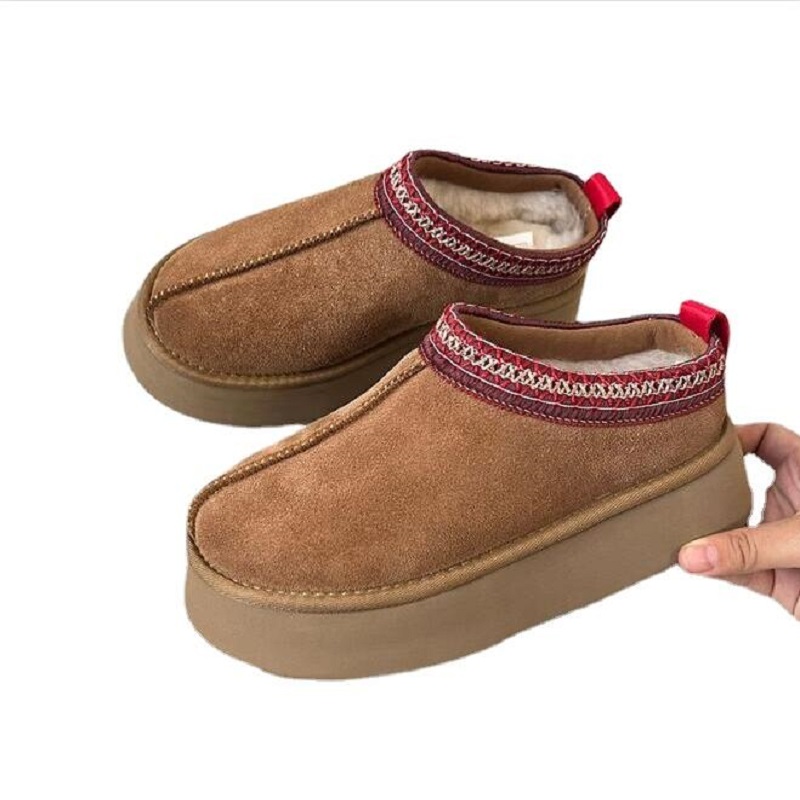Australia Tazz Slippers for Women Boots Warm Fur Furring Slides Ladies Classic Ultra Mini Platform Boot Tasman Suede Wool Winter Designer Ankle Snow Booties