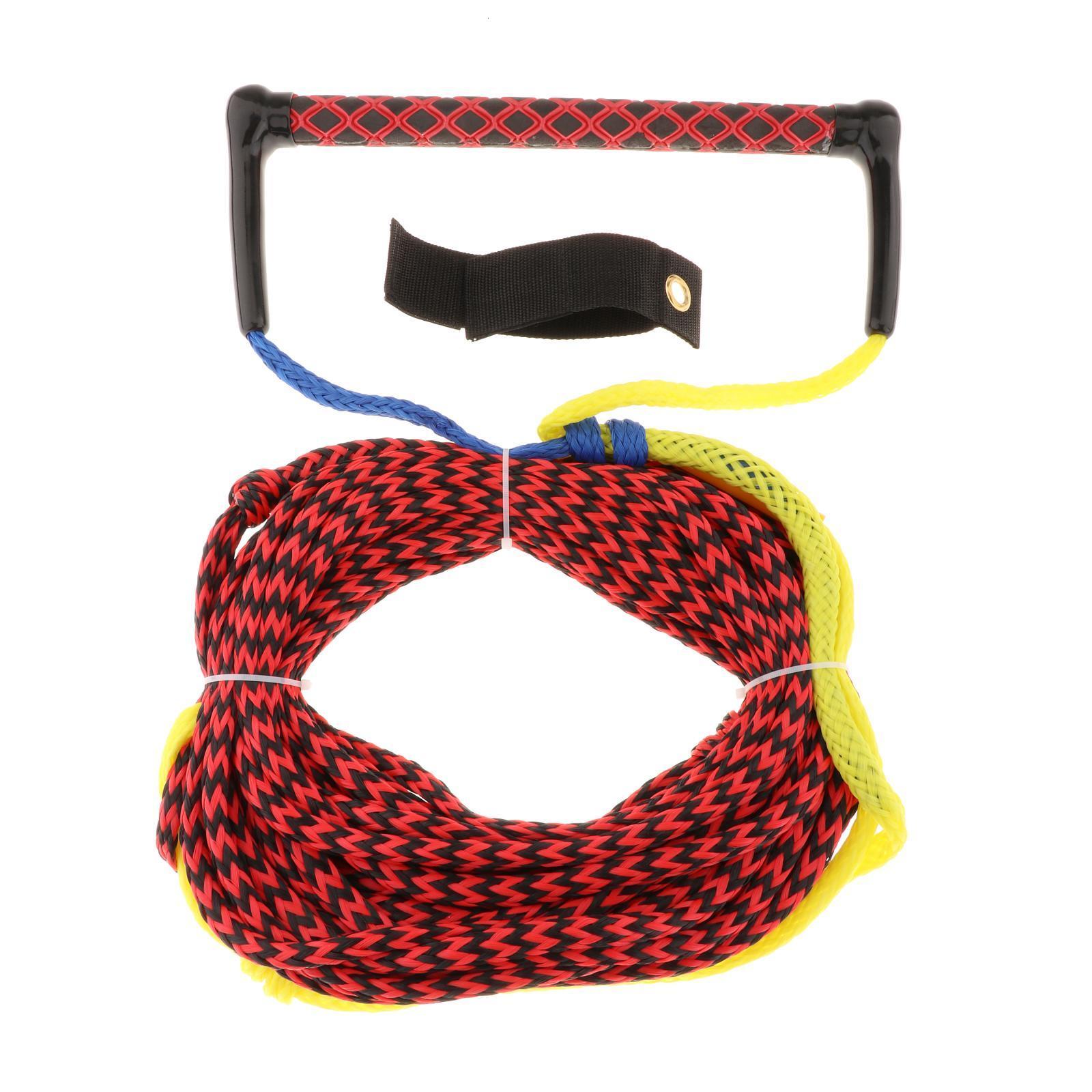 Kayak Accessories Water Ski Wakeboard Kneeboard Rope for Boating 3 Section Watersports Safety Surfing Tow Line Leash Cord With Floating Handl 230720