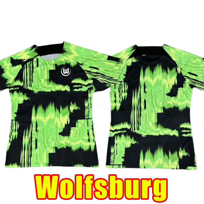 VfL 23/24 Wolfsburgs Soccer jerseys WEGHORST STEFFEN BREKALO 2023 2024 Football Shirt ARNOLD XAVER MBABU GUILAVOGUI MEHMEDI ROUSSILLON men uniforms training