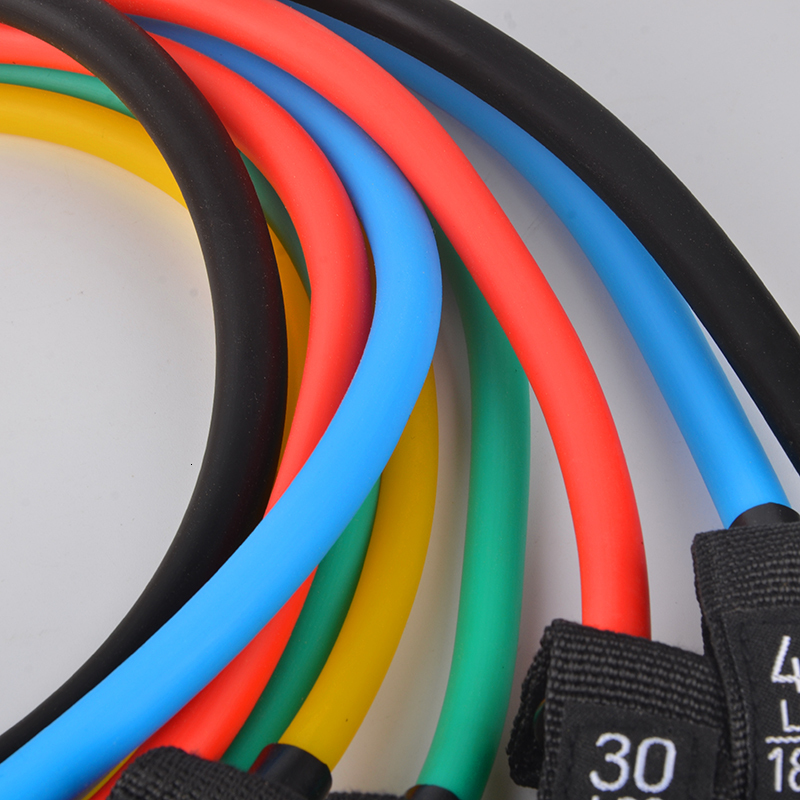 Resistance Bands 12PCS Set Bodybuilding Home Gym Equipment Professional Training Weight Fitness Elastic Rubber Expander 230720