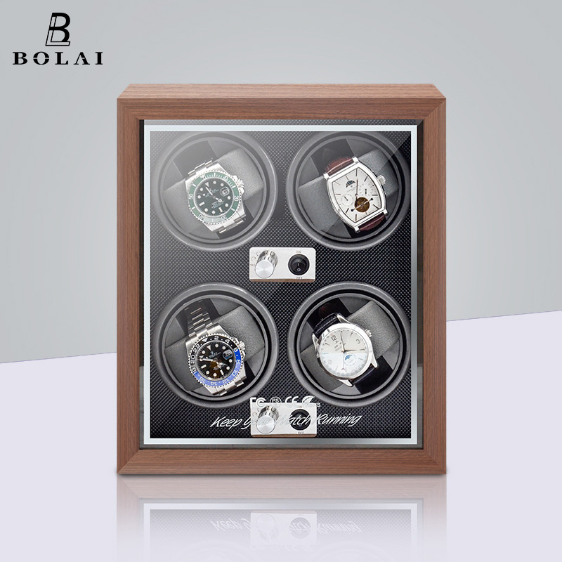 Watch Boxes Cases Watch Winder Box Automatic Wooden Single Watch Box Suitable For Mechanical Watches Automatic Rotate Rotation Motor Box Wood 230719