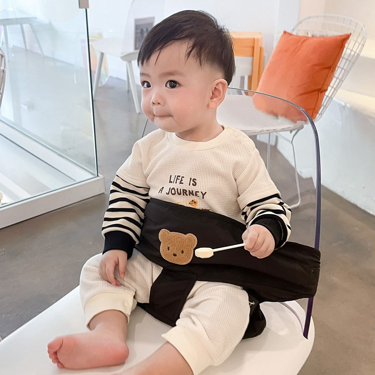 Stroller Parts Accessories Baby Dining Chair Safety Belt Portable Seat Infant Toddler Straps Feeding Fixing High Harness Accessorie 230720