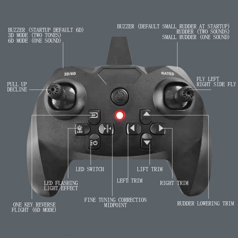 Aircraft Modle Stunt RC Six Axis Remote Control Air Plane Easy Flying Toy 2 4G 4CH Fighter Teens Outdoor Play Birthday Gift 230719