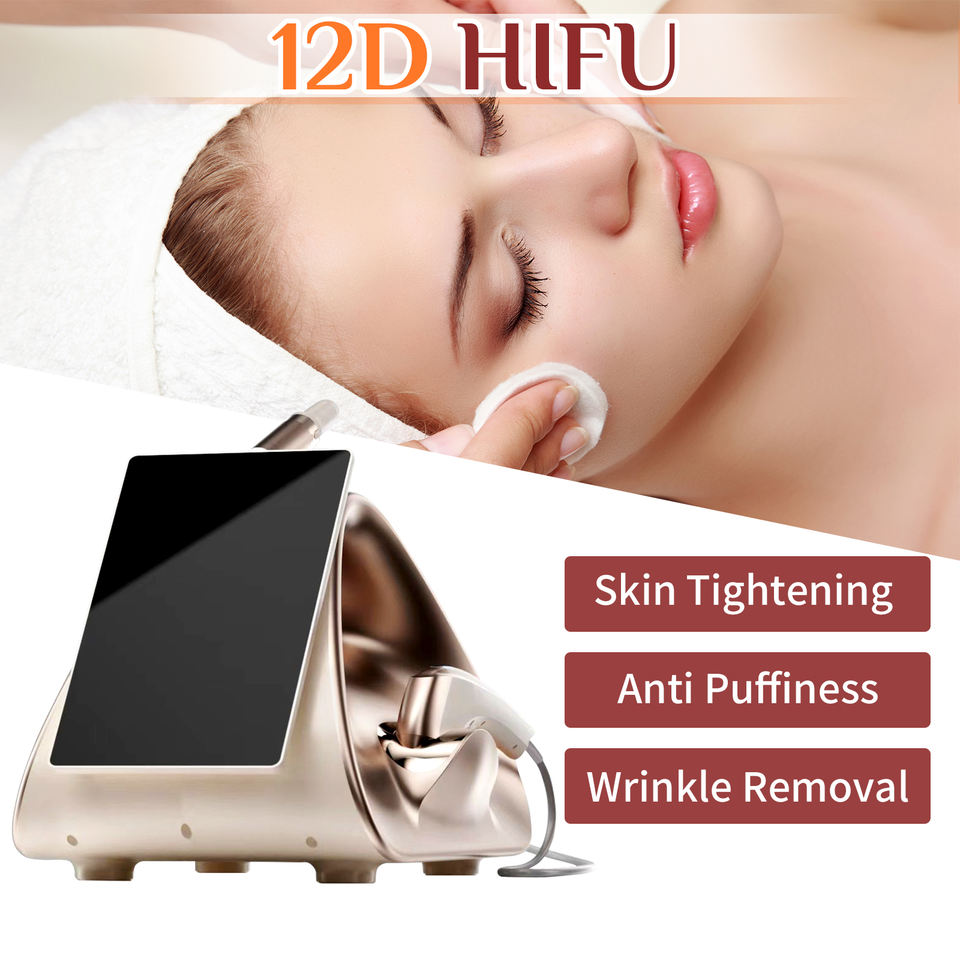 Professional 7D Machine Ultra Face Lifting Anti-wrinkle Skin Lifting Body Slimming Wrinkle Removal with 2 Handles Device