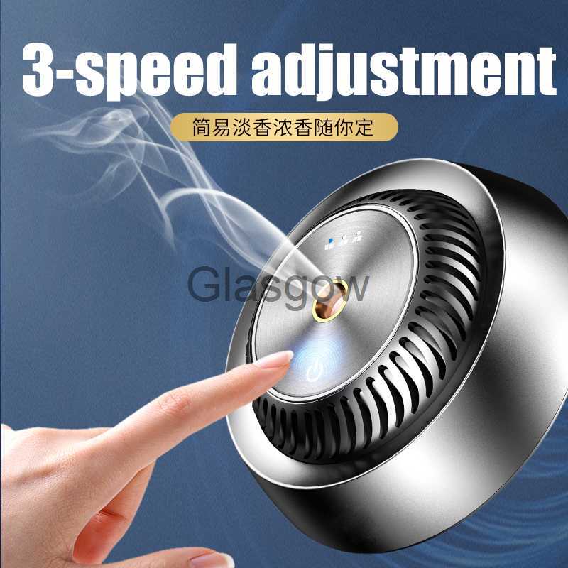 Car Air Freshener Electric Auto Air Diffuser Essential Oil Car Air Freshener Perfume Fragrance Deco Car Air Vent Humidifier Mist Oil Aromatherapy x072