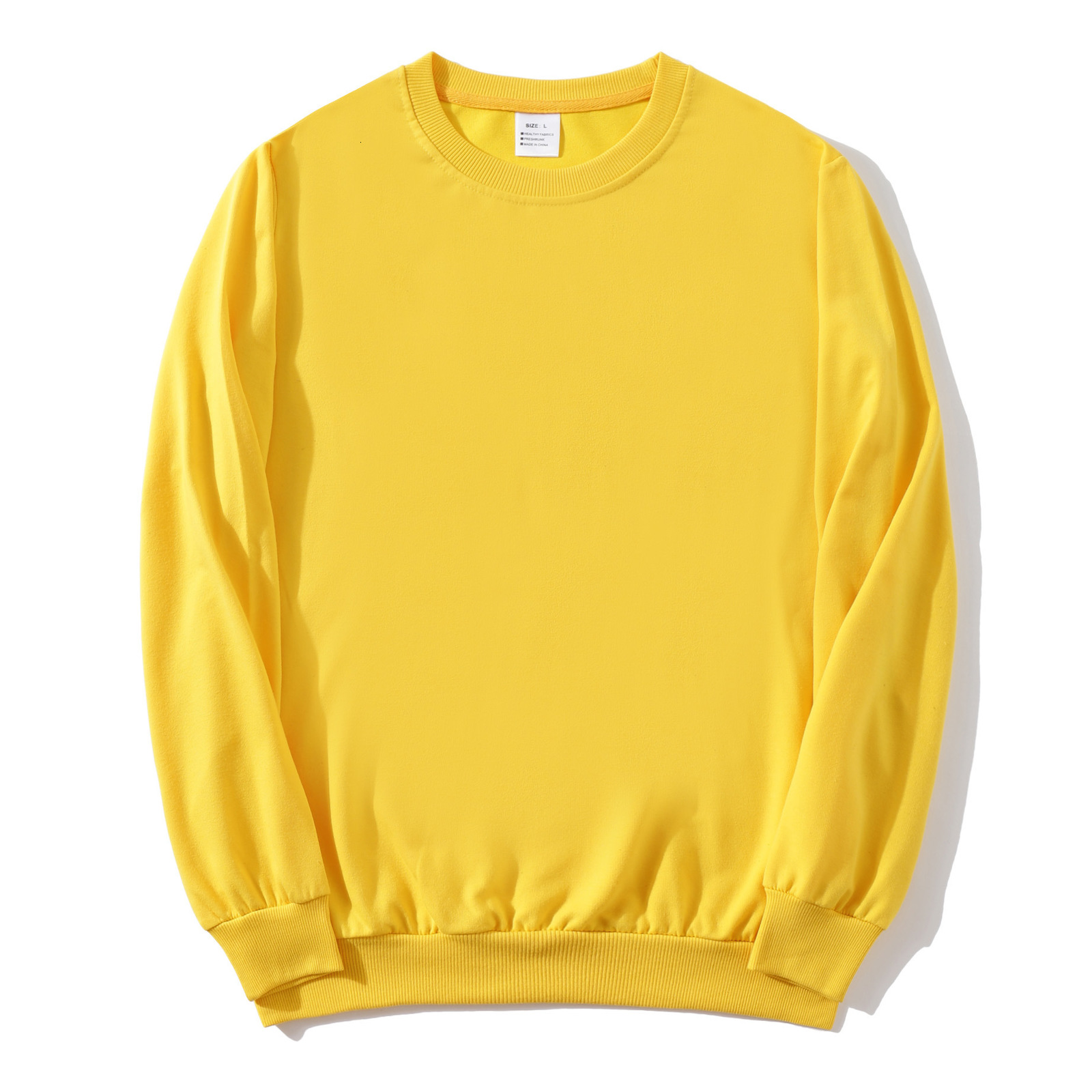 Men's Hoodies Sweatshirts Spring and Autumn Customized sweater round neck thin student class clothes loose version blank solid color 230720