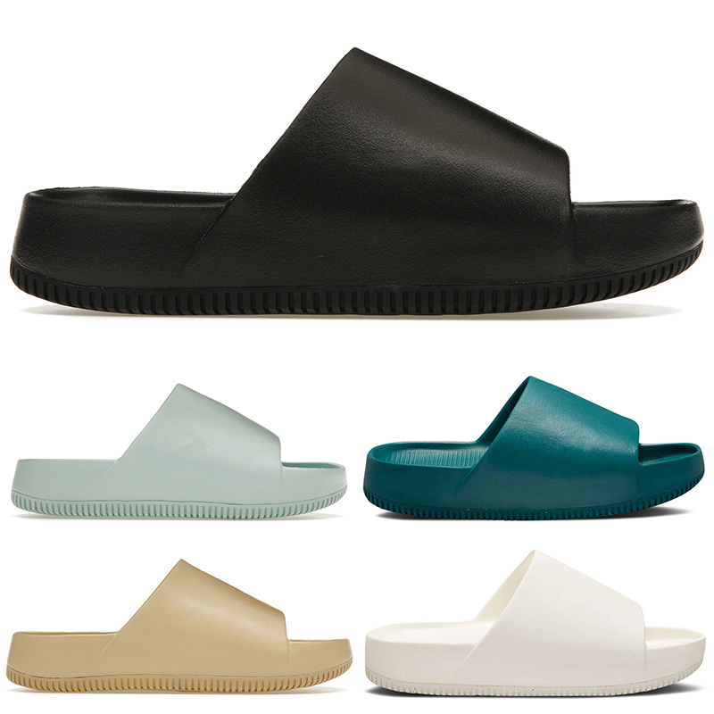 TSM Topsportmarket Calm Slides Designer Slippers Men Women Designers Dlides Black Sail Geode Teal Jade Ice Sesame Yellow Sandals