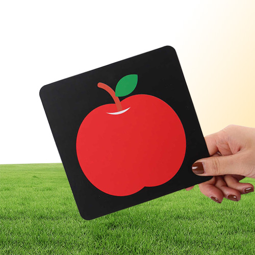Montessori Baby Toys Black White Flash Cards High Contrast Visual Stimulation Learning Activity Flashcards Baby Gifts