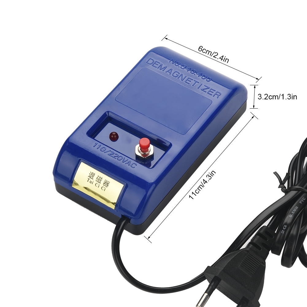Watch Bands Watch Demagnetizer Electrical MechanicalQuartz Watch Demagnetize Time Correceing Watch Repair Tool for Watchmaker EU Plug 230719