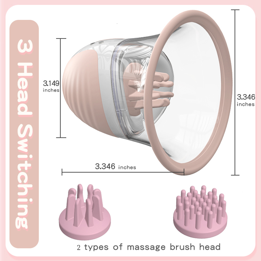 Adult Toys Nipple sucker stimulation massager with 10 vibration rotation modes suitable for adult Sex toy of female couples breast 230719