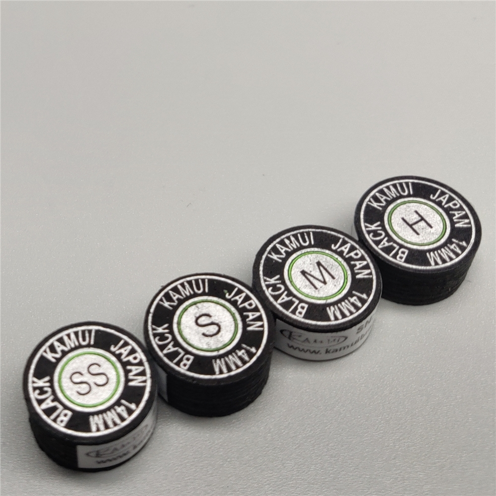 Billiard Accessories Kamui Tips Black Japan Clear Standard Carom Pool Cue Tip Snooker Stick 230720