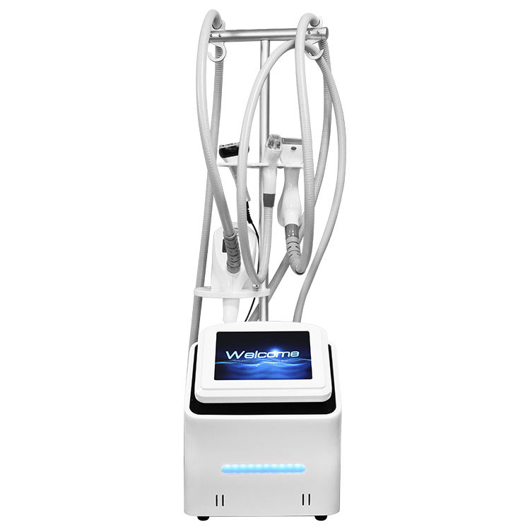 5 Handles Vertical Body Shaping Skin Rejuvenation Cellulite Weight Loss Vacuum Cavitation Roller Rf Velaslim Machine