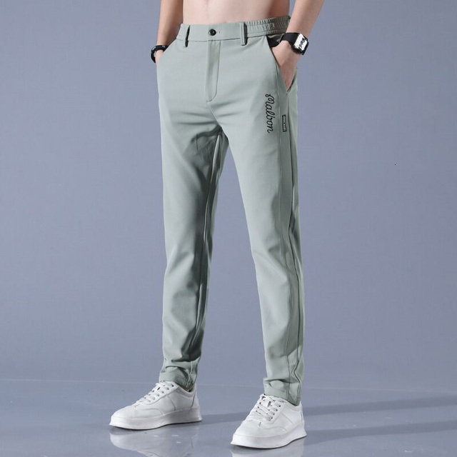 Men's Pants 2023 Springsummer Golf Embroidered Ball High Quality Elastic Fashion Casual Breathable 230720