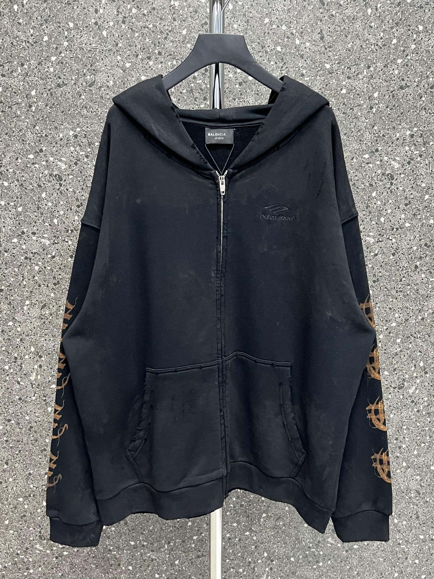 Men's Plus Size Hoodies & Sweatshirts Round neck embroidered and printed polar style summer wear with street pure cotton d1QD